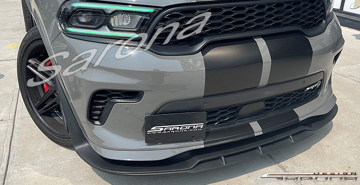 Custom Dodge Durango  SUV/SAV/Crossover Front Lip/Splitter (2021 - 2025) - $790.00 (Part #DG-067-FA)